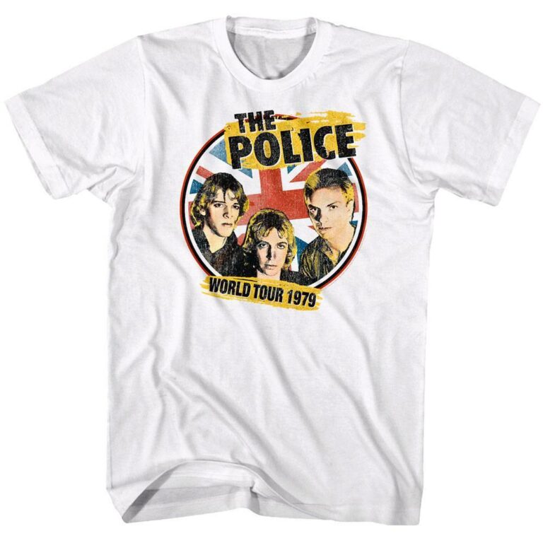 The Police Around The World Tour 1979 Men's T Shirt