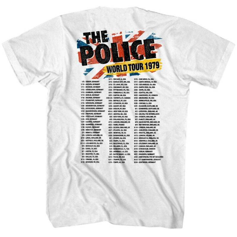 The Police Around The World Tour 1979 Men's T Shirt