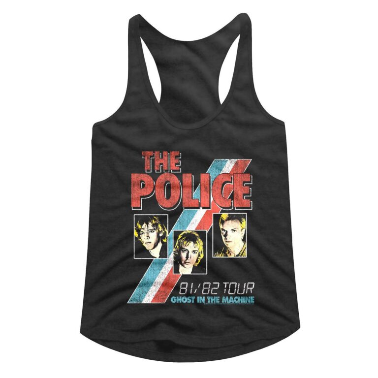 Sting & The Police Ghost in the Machine Tour 1981-82 Women's Tank Top