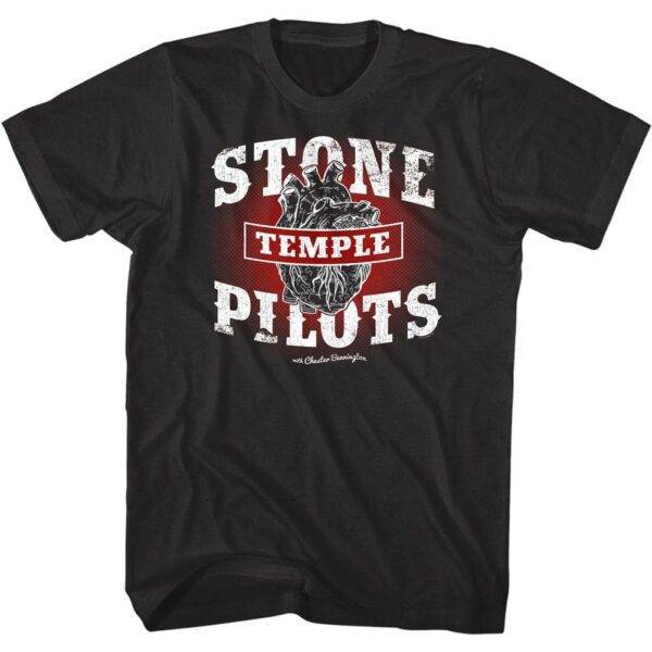 Stone Temple Pilots Heart w Chester Bennington Men’s T Shirt