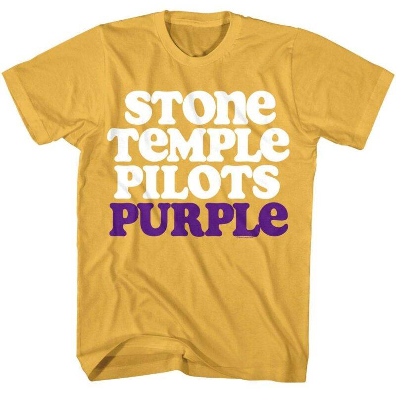 Stone Temple Pilots Purple Men’s T Shirt