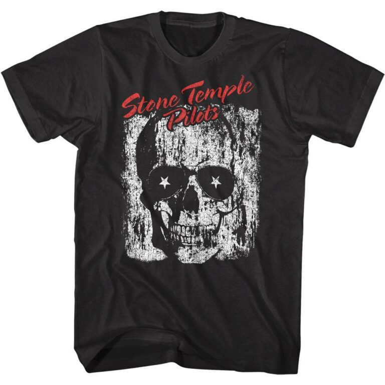 Stone Temple Pilots Skull Sunglasses Men’s T Shirt