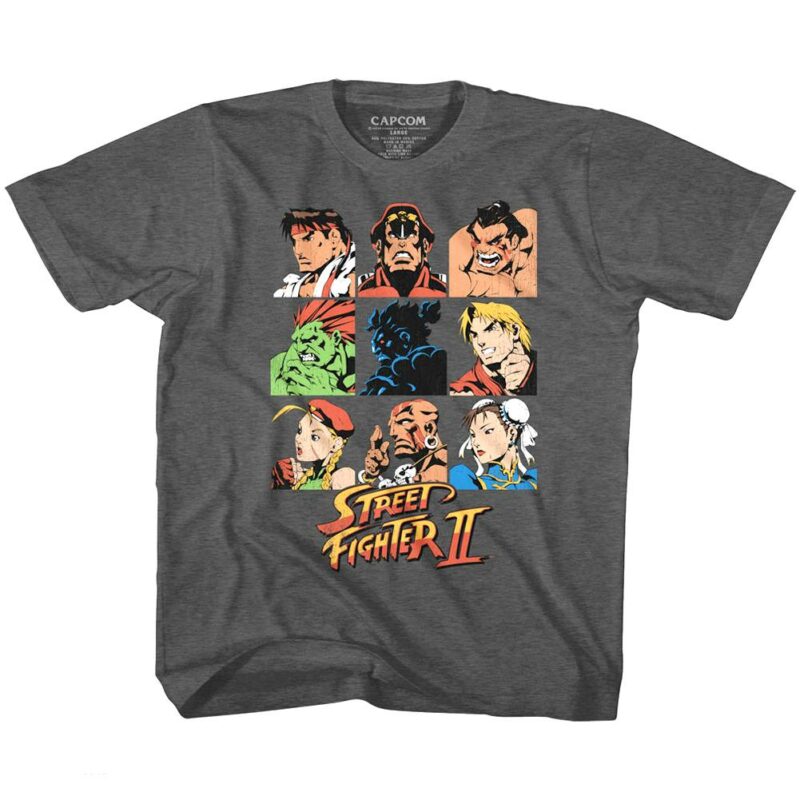 Street Fighter 2 Player Select T-Shirt