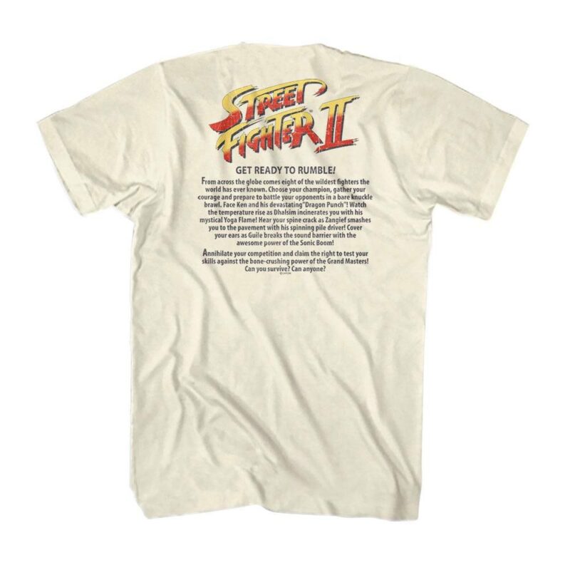 Street Fighter 2 Ready to Rumble Men's T Shirt - Image 4