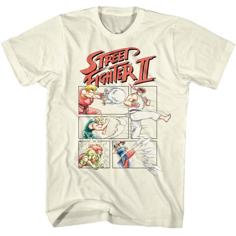 Street Fighter 2 Special Moves T-Shirt