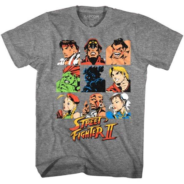 Street Fighter 2 Player Select T-Shirt