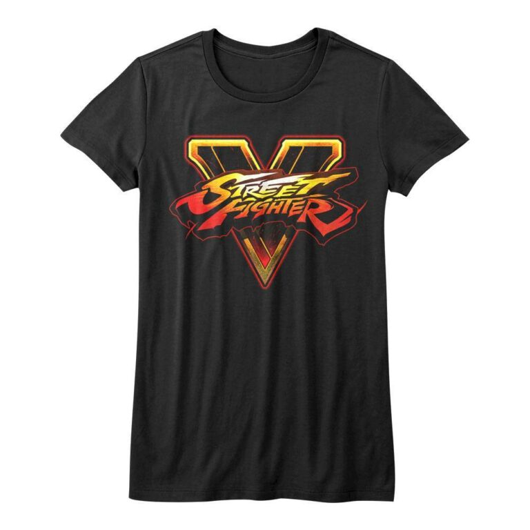 Street Fighter V 5 Logo T-Shirt