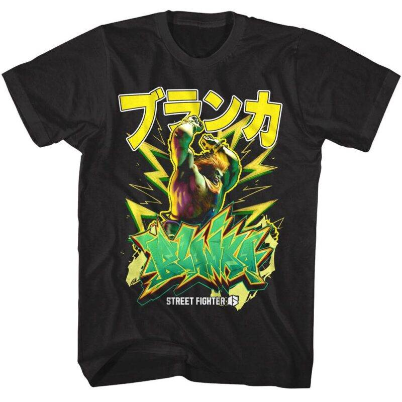 Street Fighter 6 Blanka Graffiti T-Shirt