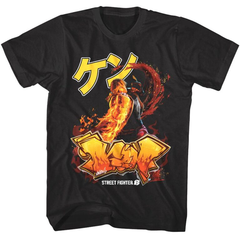 Street Fighter 6 Ken Graffiti T-Shirt