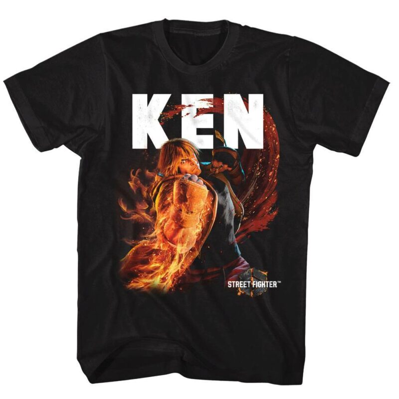 Street Fighter 6 Ken Masters Men's T Shirt - Image 3