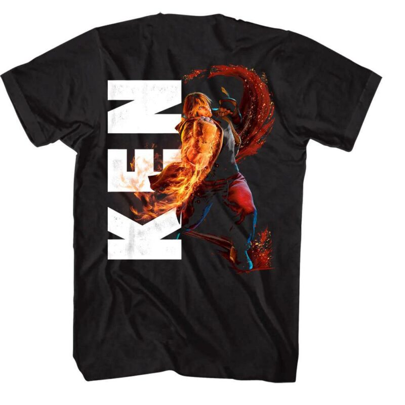 Street Fighter 6 Ken Masters Men's T Shirt - Image 4