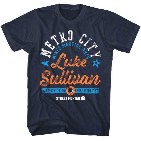 Street Fighter 6 Luke Sullivan Metro City MMA T-Shirt