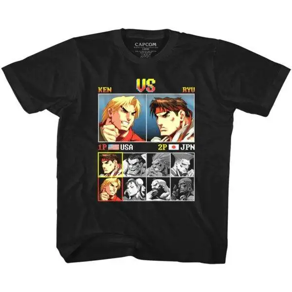 Street Fighter Ken Vs Ryu T-Shirt