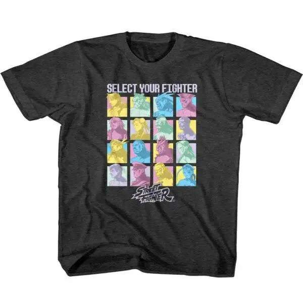 Street Fighter Pastel Colorblock Select T-Shirt