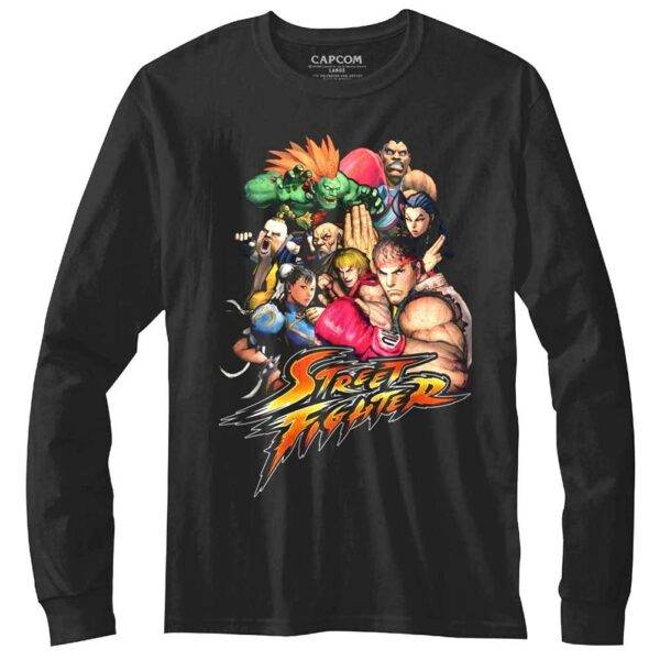 Street Fighter Family Photo Long Sleeve T-Shirt