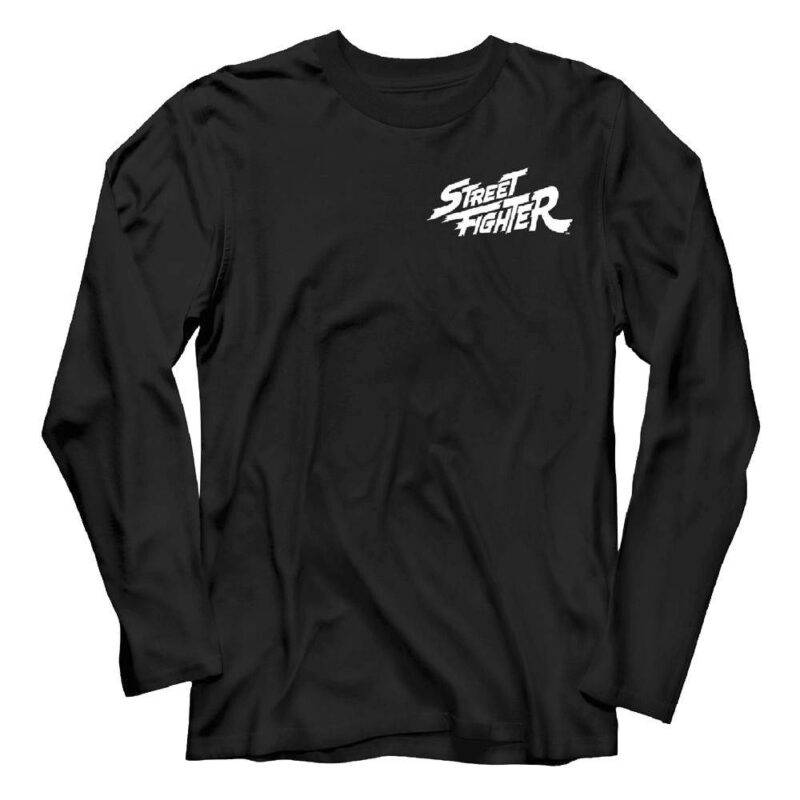 Street Fighter Release Dates Long Sleeve T-Shirt