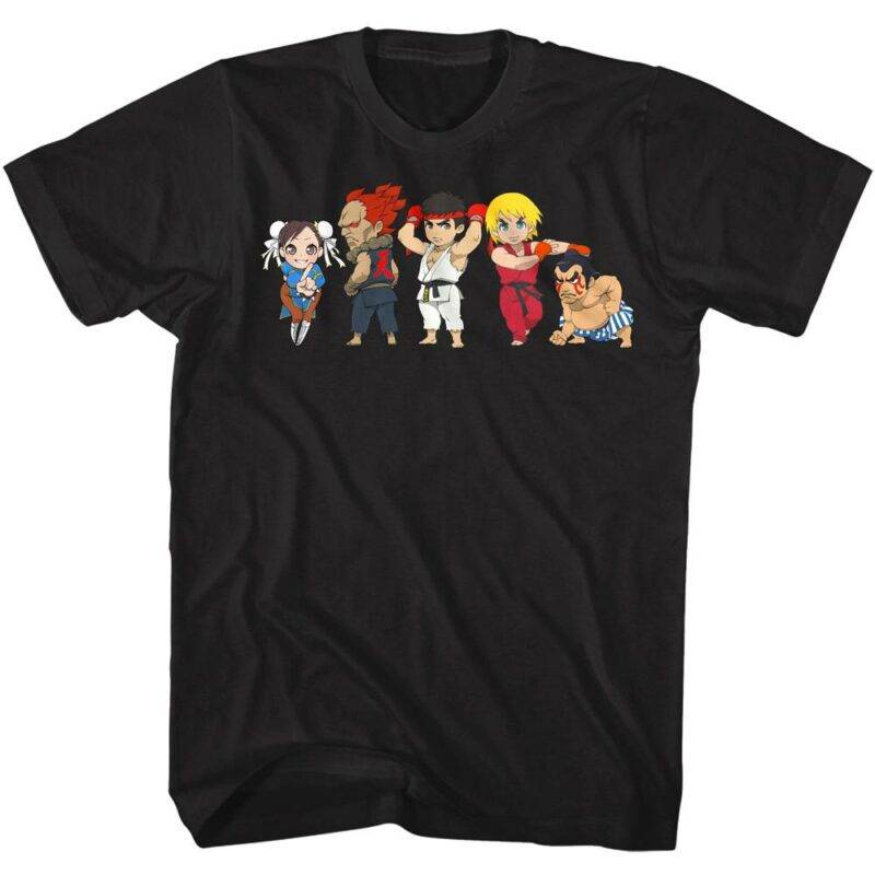 Street Fighter Original Chibis T-Shirt