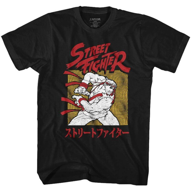 Street Fighter Ryu Fireball Coming T-Shirt