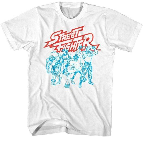 Street Fighter Pen Sketch T-Shirt