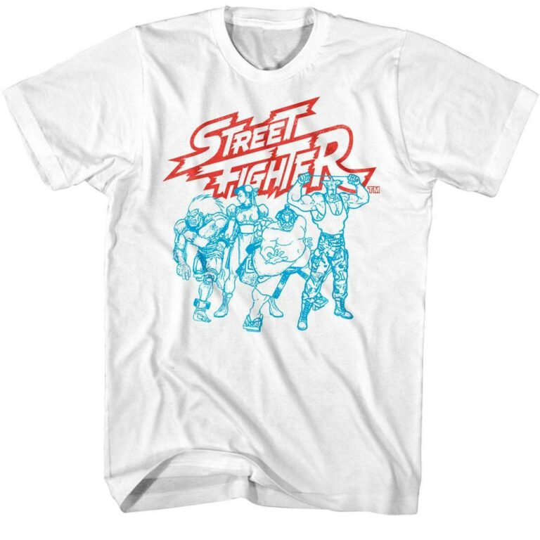 Street Fighter Pen Sketch T-Shirt