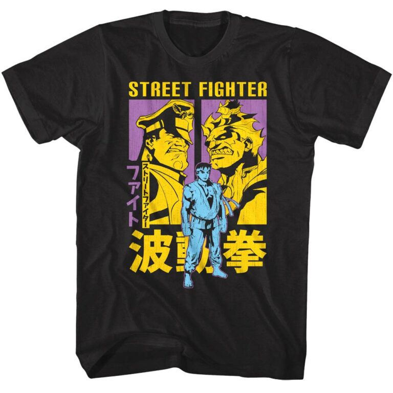 Street Fighter M Bison v Akuma v Ryu T-Shirt