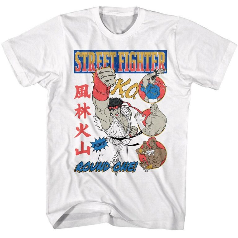 Street Fighter Round One Japanese T-Shirt