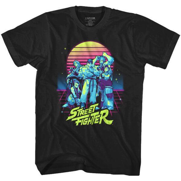 Street Fighter Neon Sunset T-Shirt