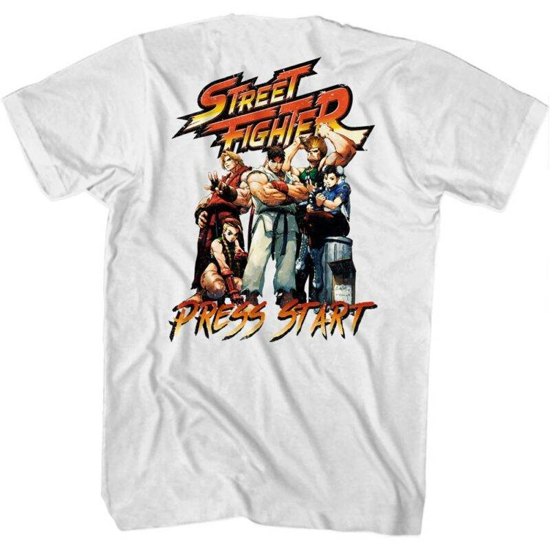 Street Fighter Press Start T-Shirt