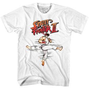 Street Fighter Ryu Hurricane Kick T-Shirt