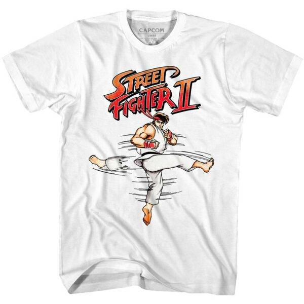 Street Fighter Ryu Hurricane Kick T-Shirt