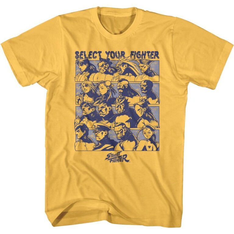 Street Fighter Select Your Character T-Shirt