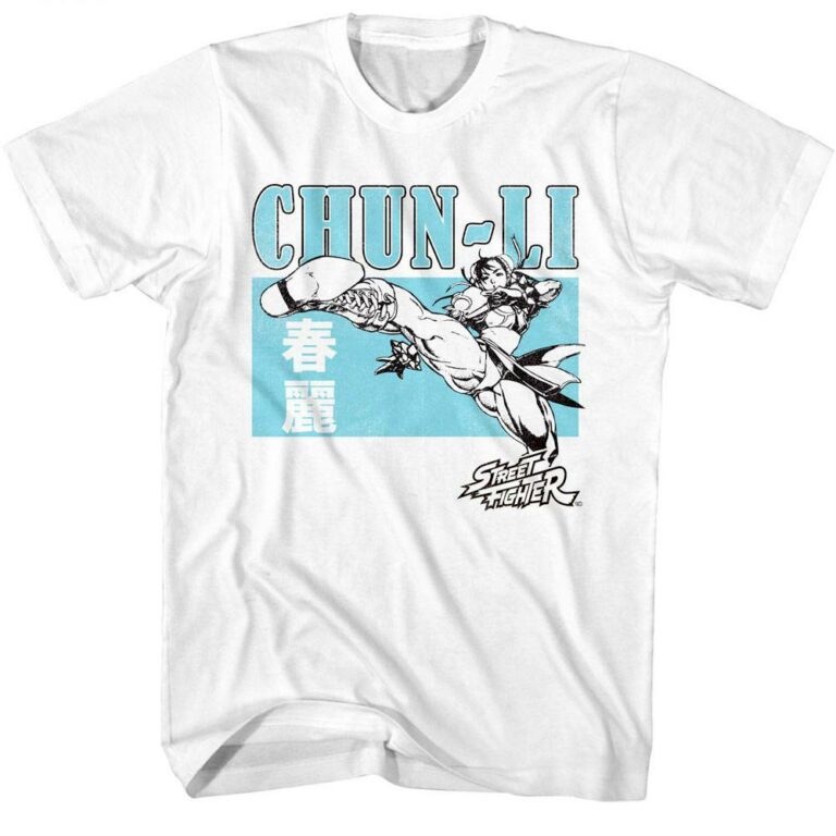 Street Fighter Chun-Li Axe Kick T-Shirt