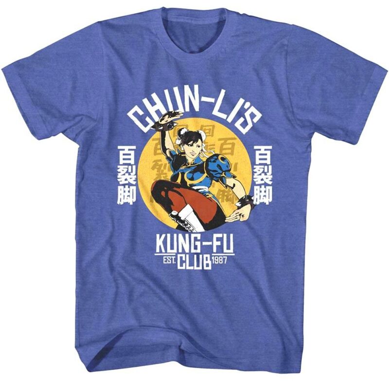 Street Fighter Chun Li Kung Fu Club T-Shirt