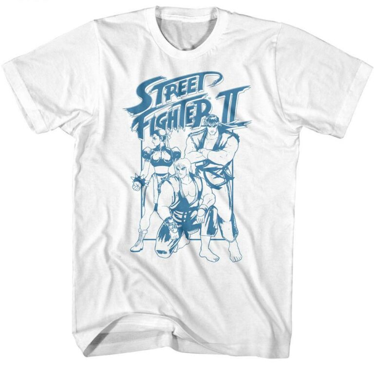 Street Fighter 2 Ryu Ken Chun-Li T-Shirt