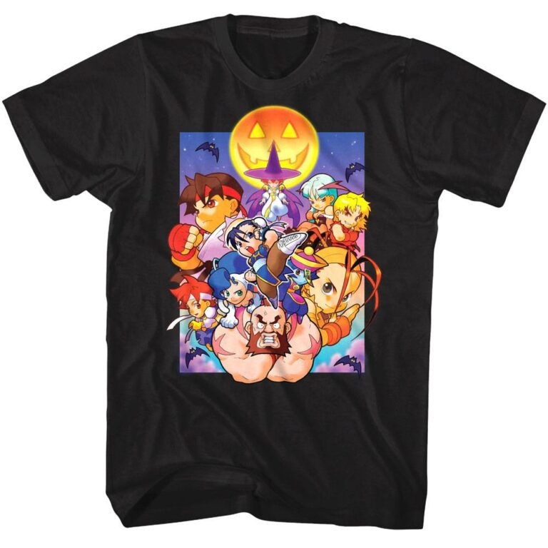 Street Fighter Spooky Halloween Chibis Men’s T Shirt