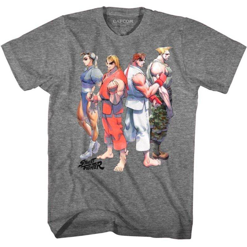 Street Fighter Sketch Line-up T-Shirt