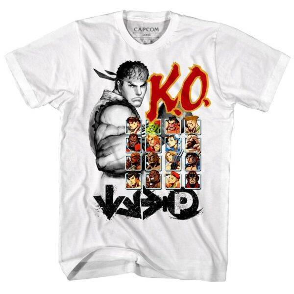 Street Fighter Ryu KO Player Select T-Shirt