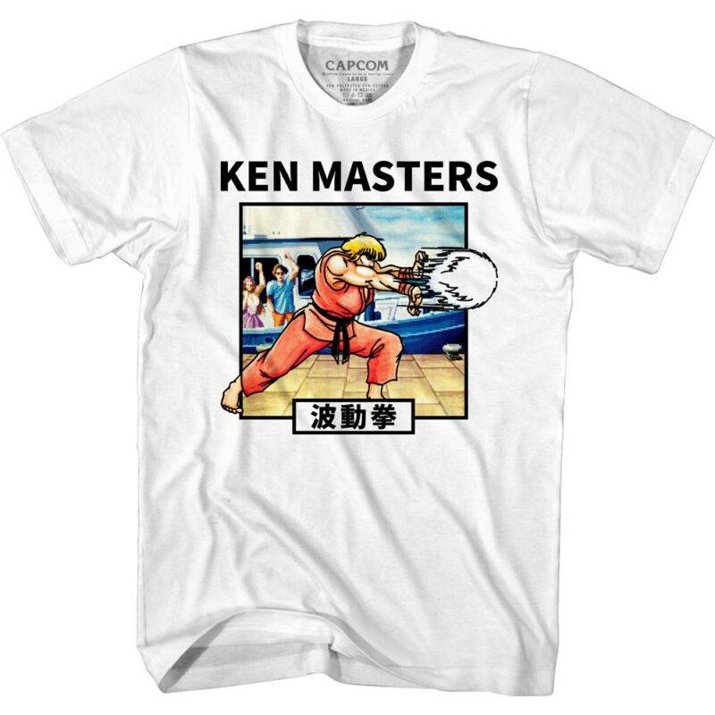 Street Fighter Ken Hadoken T-Shirt