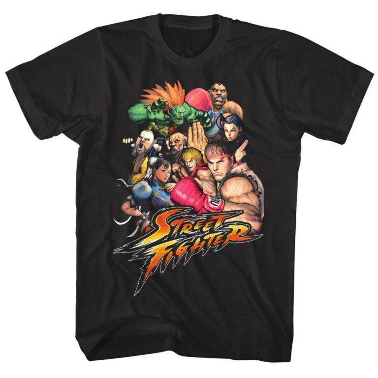 Street Fighter Family Photo T-Shirt