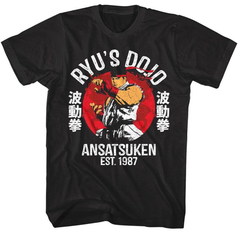 Street Fighter Ryu's Dojo Ansatsuken T-Shirt