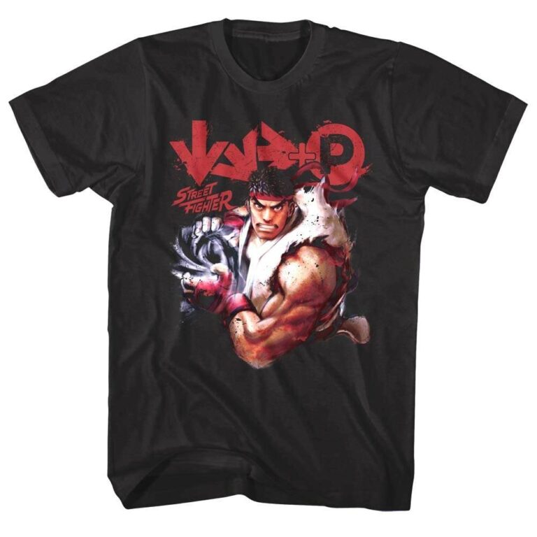 Street Fighter Ryu Fireball Combo Code T-Shirt