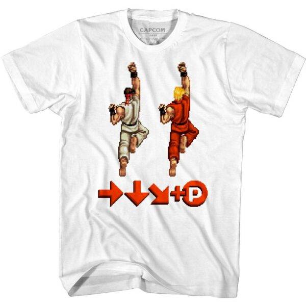 Street Fighter Ryu Ken Dragon Punch T-Shirt