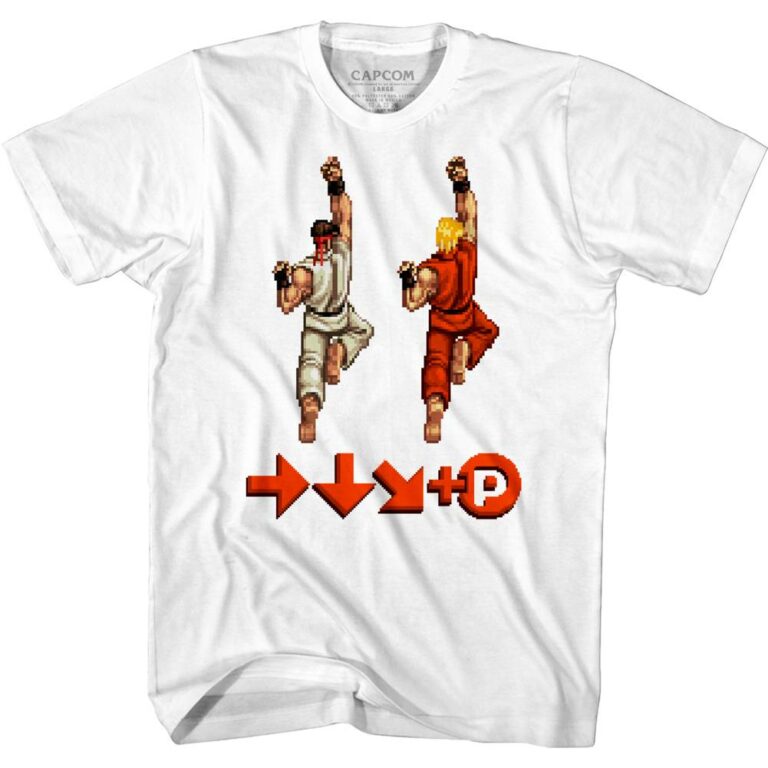 Street Fighter Ryu Ken Dragon Punch T-Shirt