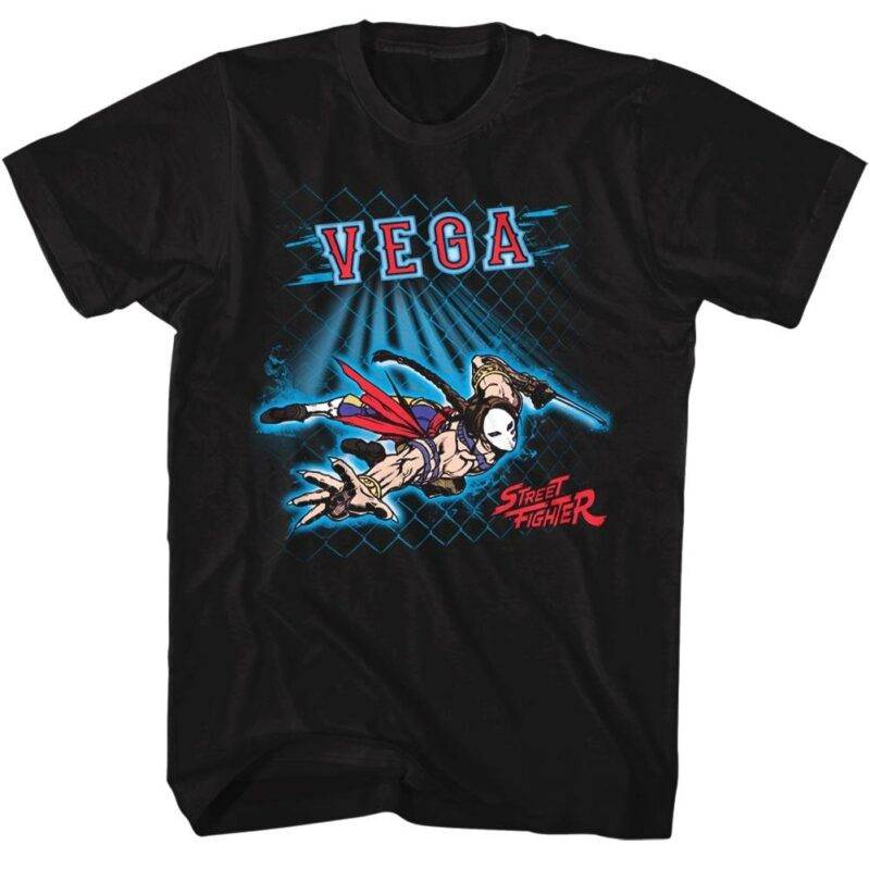 Street Fighter Vega Caged Men’s T Shirt