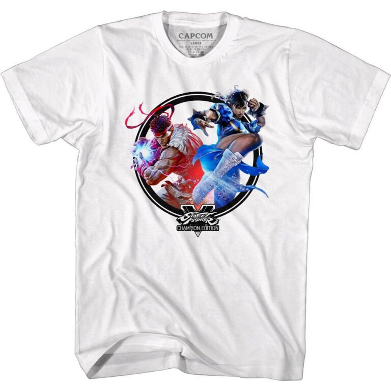 Street Fighter 5 Chun-Li Ryu T-Shirt