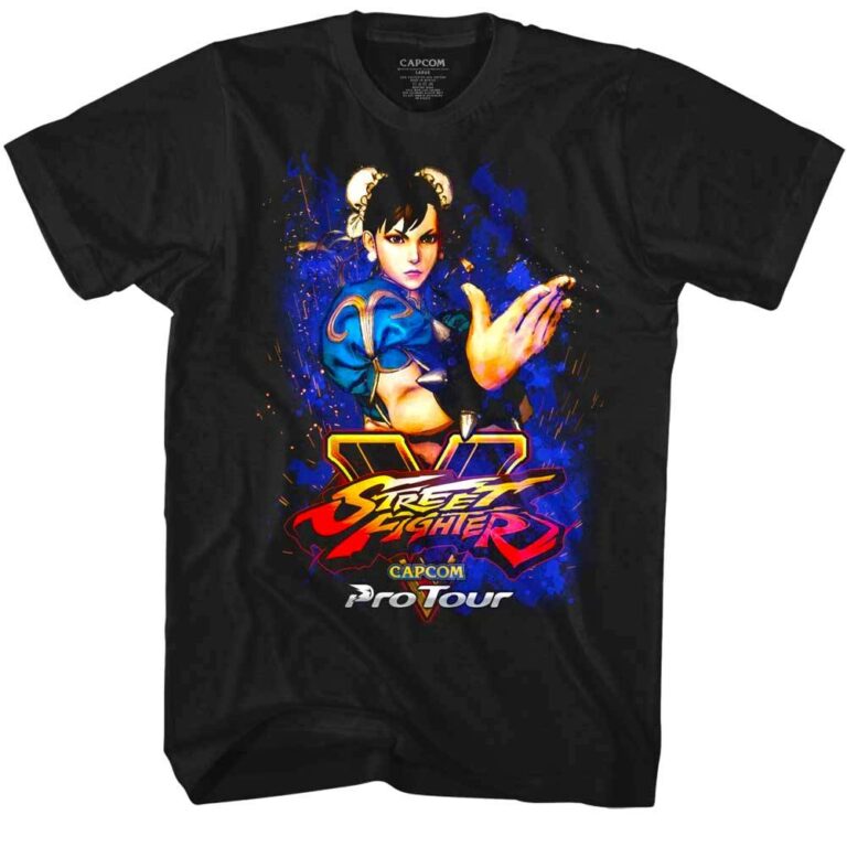 Street Fighter 5 Pro Tour Chun Li T-Shirt