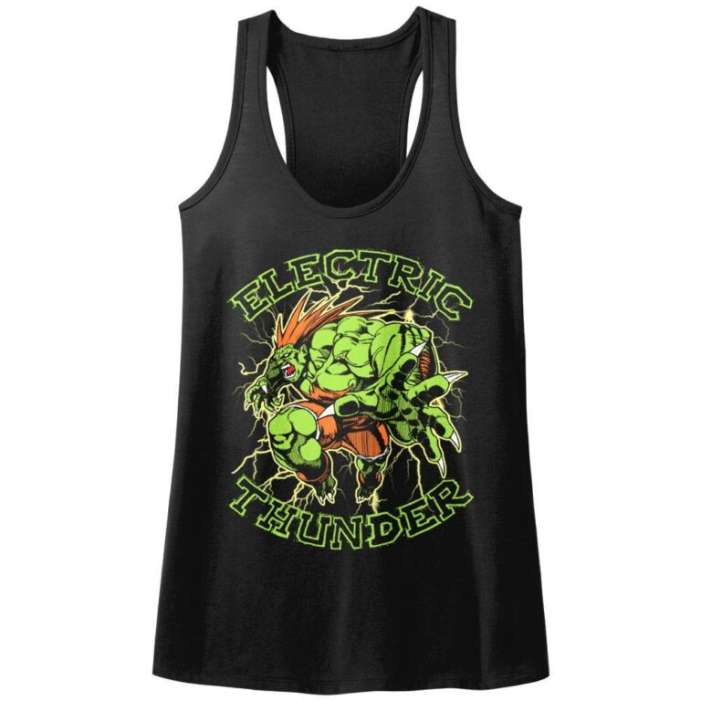 Street Fighter Blanka Electric Thunder Tank Top