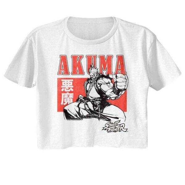 Street Fighter Akuma Kiai Crop Top