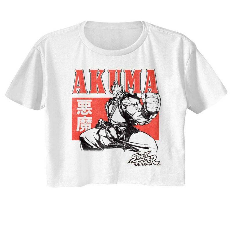 Street Fighter Akuma Kiai Crop Top