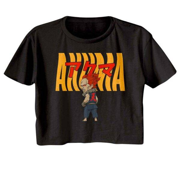 Street Fighter Akuma Chibi Crop Top